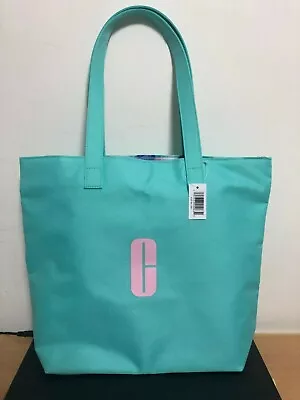 Macys Clinique Large Shopping Shoulder Travel Tote Bag Light Green • $10.99