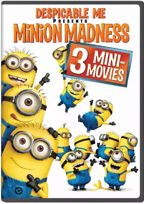 Despicable Me Presents Minion Madness 3 Mini Movies (DVD 2010) Animation Comedy • $6.95