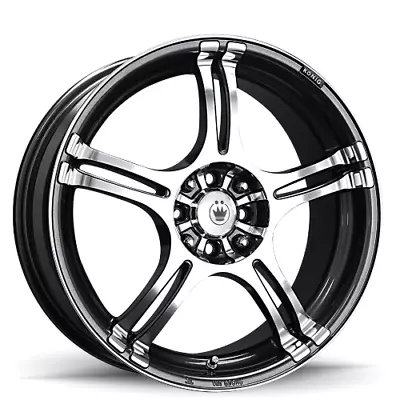 15x6.5 Konig 48A Incident Graphite W/Machined Face Wheel 4x100/4x4.5 (40mm) • $142.16