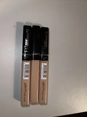 3Pack Maybelline New York Fit Me! Concealer Shade (10) Fair • $20