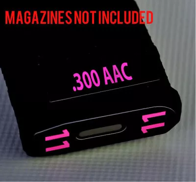 .300 AAC MAGAZINE STICKERS Fits MAGPUL PMAG 30 GEN M3 PINK NUMBERED 7-12 • $11.50