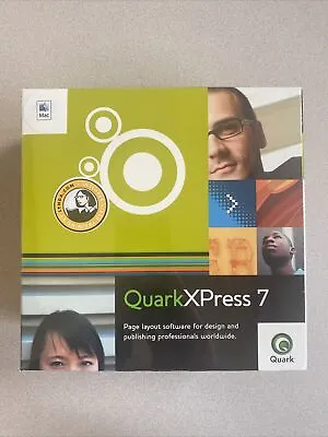 QuarkXPress 7 Windows & Macintosh Sealed Retail Box Full Version PN 123816 • $449.99