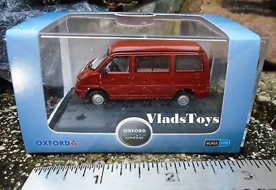 Oxford 1/76 Scale VW Volkswagen T4 Westfalia Camper Paprika Red 76T4001 • $19.95