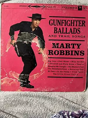 Marty Robbins ‎– Gunfighter Ballads And Trail Songs Vinyl LP Columbia‎– CS 8158 • $4.50
