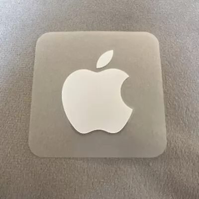 Genuine Large Original White Apple Logo Sticker IPad/ IPhone / IMac / MacBook • £2.49