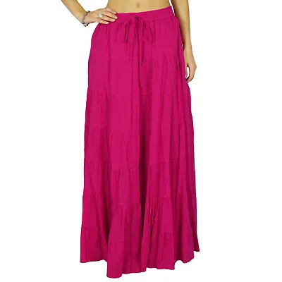 Phagun Skirt Long Maxi Skirt Beach Wear Cotton Summer Wear Clothing-NtC • $48.39