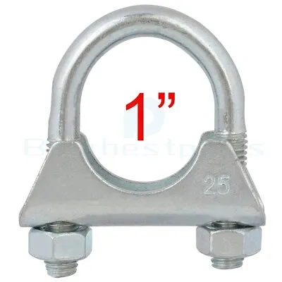 1  U-Bolt Uclamp Muffler Saddle Exhaust Pipe Rod Pipe Clamp • $7.06