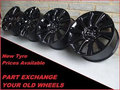 Genuine 21  Range Rover Sport Vogue Land Rover Discovery Black 1001 Alloy Wheels • $1572.37