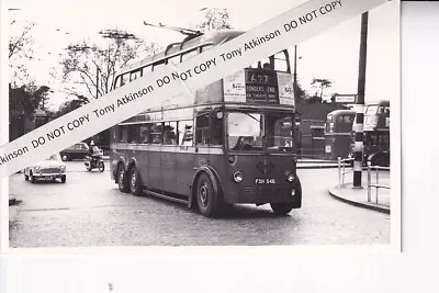 London Transport - M1 Type Trolley Bus - No. 1546 - Route 627 - Photo  # B13381 • £1