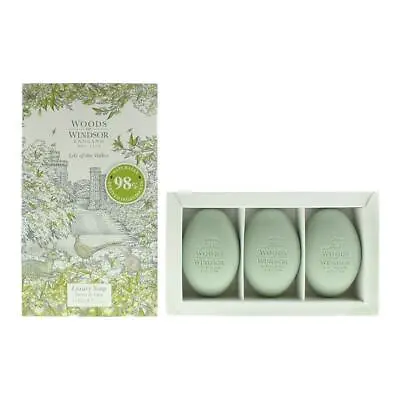 Woods Of Windsor Lily Of The Valley Luxury Soap 3 X 60g • £11.95