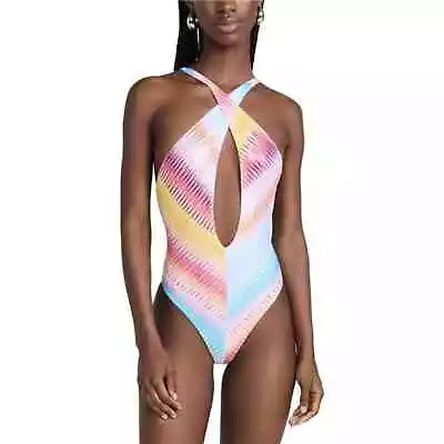 Missoni One Piece Multi Chevron 12 • $500