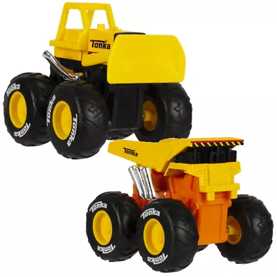 Tonka Monster Metal Movers Combo Dual Pack Construction Zone 3  Small Toy 06161 • $32.82