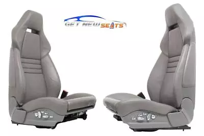 Porsche Panamera Seats Heated Ventilated Gray Leather Porsche 970 Seat Pair • $1289