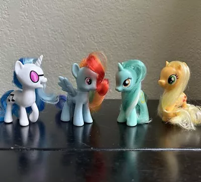 My Little Pony MLP G4 Lot - Rainbow Dash DJ Pon-3 Applejack & Lyra Heartstrings • $18