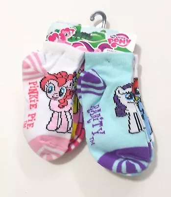 Planet Sox My Little Pony Colorful Toddler Girl Ankle Socks 6pc Set 2T-4T • $23.99