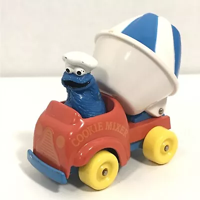 Vintage Cookie Monster Die Cast Car Sesame Street Mixer Playskool Muppet 1982 • $13