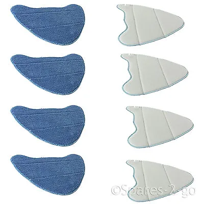 Microfibre Washable Pads Covers For Vax Total Home Master Plus Steam Cleaner X 8 • £16.61