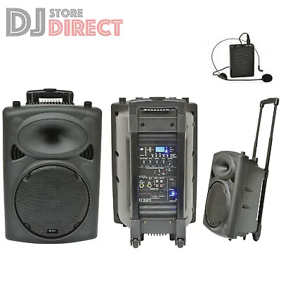 £199 • Buy QTX QR10PA Portable PA Karaoke Speaker System USB SD MP3 + Wireless Headset
