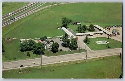 Milan Ohio OH - Aerial View Of Homestead Inn Motel - Vintage Postcard • $4.59