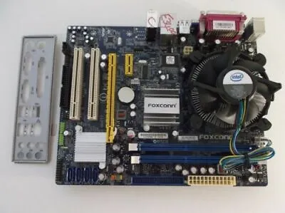 Foxconn G41MXP Socket LGA 775 PC Motherboard Intel Pentium E6700 SLGUF 4GB DDR3 • £19.99