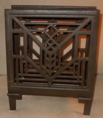 Heavy Metal Frank Lloyd Wright Inspired Design Style Magazine Rack • $97