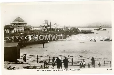 £9.50 • Buy RP PIER - New Brighton LANDING STAGE Steam Boat By WHITFIELD+CANNON Wallasey