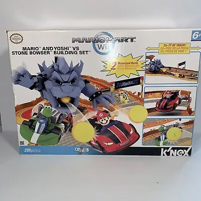 Mario Kart Wii K'nex Mario And Yoshi Vs Stone Bowser Building Set NEW OPEN BOX • $149.99