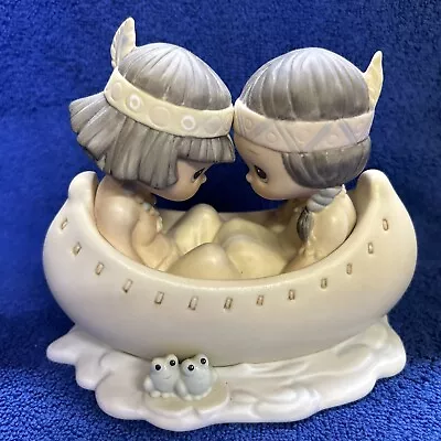 Precious Moments  Many Moons In Same Canoe  6  Figurine 1988 • $15