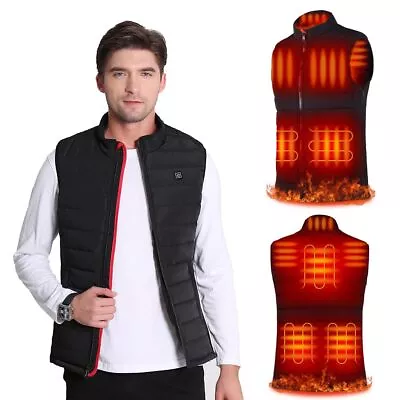 AICARSHI Heated Vest With Battery - USB Rechargeable Heated Clothing- Size L • $46.95