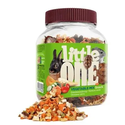 £8.80 • Buy Little One Snack Vegetable Mix Small Mammals Snack Vitamins & Minerals Food 150g