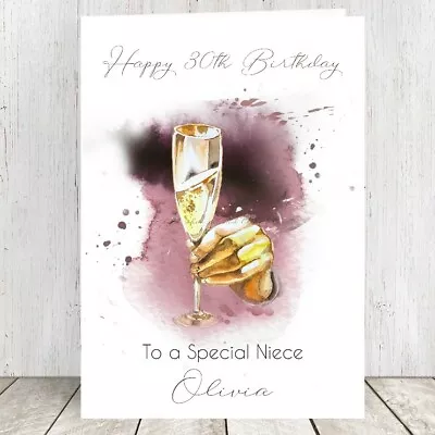 Personalised Money Voucher Wallet Gift Card 18th 21st 30th 40th Happy Birthday • £3.49