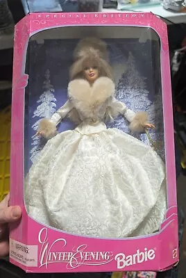 1998 Mattel Winter Evening Barbie 11.5 Inch Blonde New In Box Never Opened • $20
