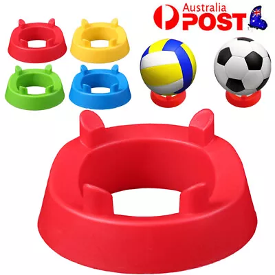 Ball Stand Holder Display Non-Slip For Rugby Basketball Bowling Football Soccer • $9.99