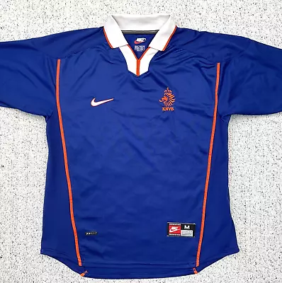 Vintage Authentic Netherlands 1998 Away Football Shirt Medium Adult Nike (mint) • £100