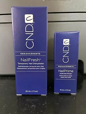 CND Creative Nail Fresh NailFresh 1oz/30ml + Acid Free Primer .5oz/15ml ~ 2ct ~ • $23.99