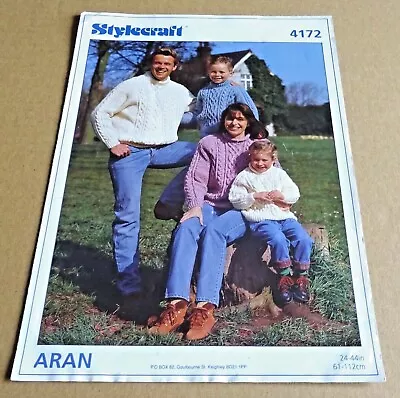 Multi-list Selection Of Stylecraft Lady’s/girls Used Knitting Patterns (h) (a4) • £2.95