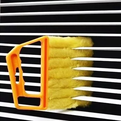 7 Brush Venetian Blinds Cleaner Washable Easy Cleaning Tool Duster Microfibre • £3.91