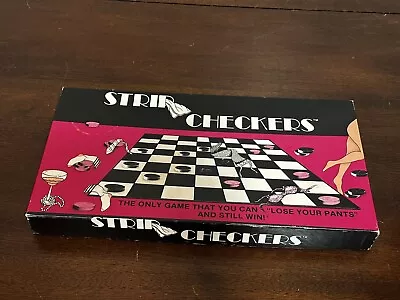 Super Rare Vintage Strip Checkers Board Game By Baron/Scott Enterprises. USA • $45