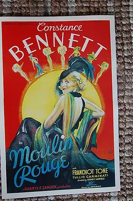 Moulin Rouge Lobby Card Movie Poster Constance Bennett • $6