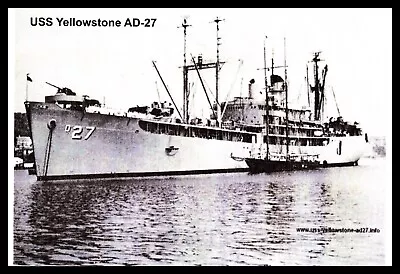 Postcard USS Yellowstone AD-27 LP1 • $4.75