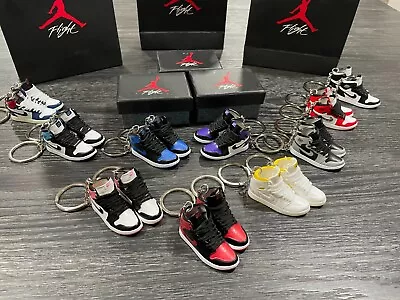 Keychain Shoes Mini Jordan / Air Force / AJ Sneaker Trainer Keyrings - Keychains • $20.99