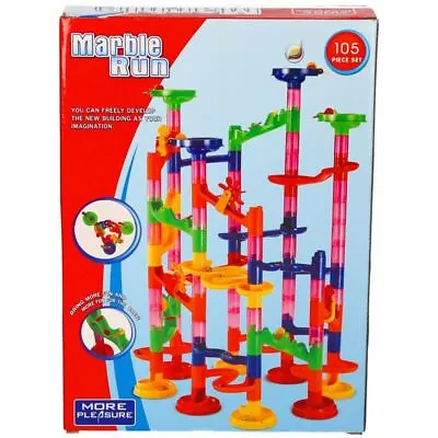 Marble Run Race Set Construction Building Blocks Toy Game Track Kid Maze 102 Pcs • £10.39
