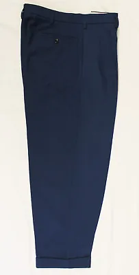£95 • Buy Men's 1950's Dark Royal Blue Peg Trousers Rockabilly Rock & Roll RnR 50s R&R