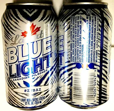 Labatt Blue Light Detroit Lions Zubaz Stripe 2016 Ltd Ed 12oz Beer Can 107856 BO • $0.99