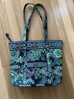 Vera Bradley Villager Handbag Blue Rhapsody Retired Rare Excellent • $69.99