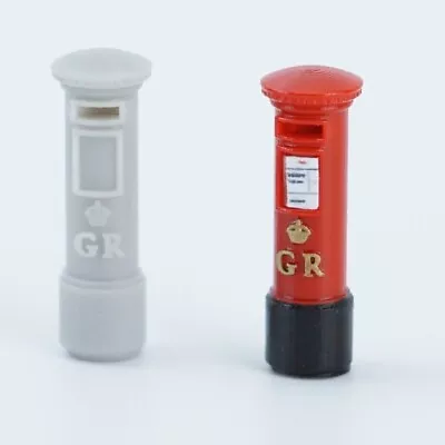 OO Gauge Postbox For Model Railway. Pillar Post Box For Hornby 1:76 / 4mm Scale • £11.50