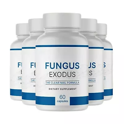 5-Pack Fungus Exodus Pills Supports Strong Healthy Natural Nails-300 Capsules • $64.95