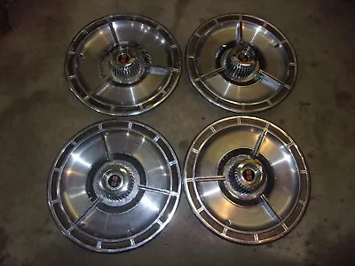 Vintage 1964 Chevy Nova Impala Ss Spinner Hubcaps Wheel Covers • $375
