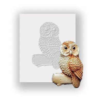 £7.99 • Buy Owl On Tree Silicone Mould, Food Safe, Cake Decorating, Sugarcraft Mold