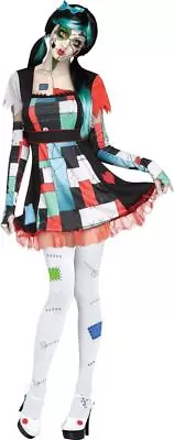 Ladies Patchwork Rag Doll Fancy Dress Costume UK 10-12 • £32.99